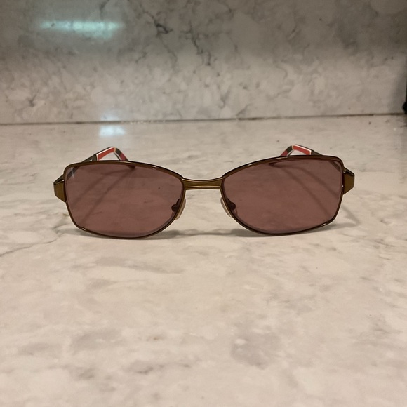 Kate Spade Eyeglasses Women Chalice/S W00 Brown FullRim Frame Aviator Sunglasses - Picture 1 of 6